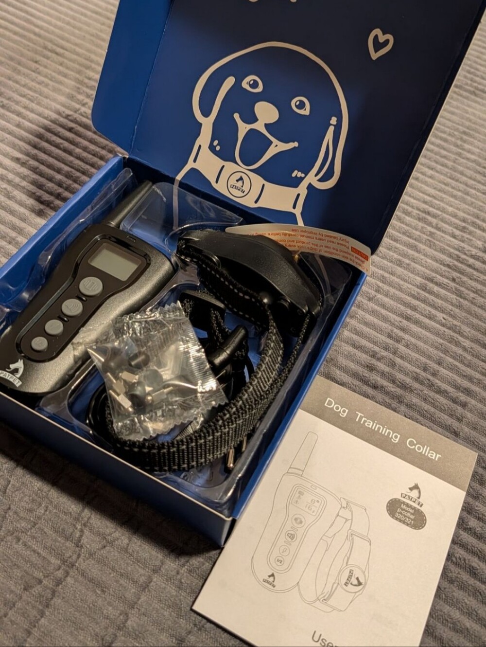 Dog Training Collar with Remote - Black